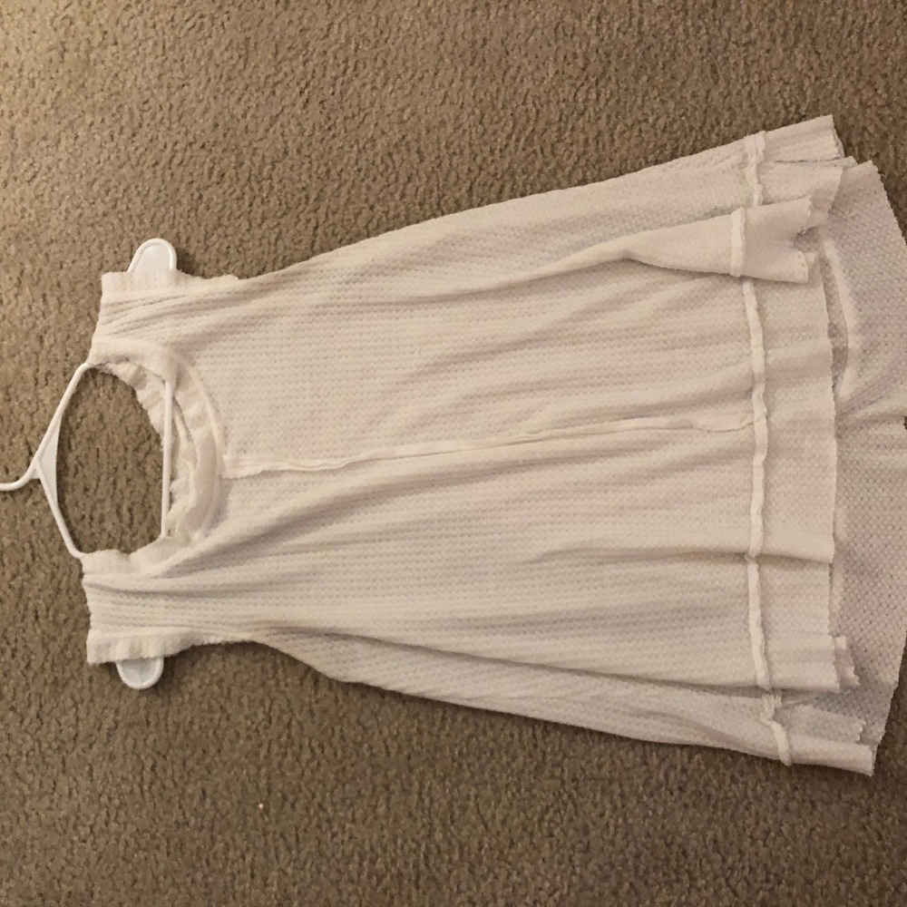 waffle knit tank